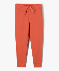 pantalon de jogging en molleton uni garcon orangeF027901_1