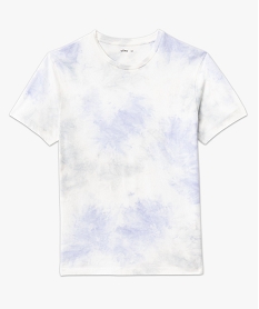 tee-shirt a manches courtes effet tie and dye homme violet tee-shirtsF029501_4