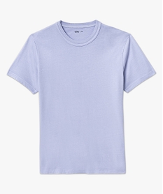 tee-shirt a manches courtes uni homme violet tee-shirtsF034001_4
