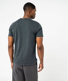 tee-shirt a manches courtes uni homme noir tee-shirtsF034201_3