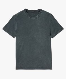 tee-shirt a manches courtes uni homme noir tee-shirtsF034201_4