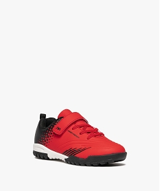 baskets multisport avec fermeture a scratch garcon - 5 miles[missing] rouge standard basketsF050501_2
