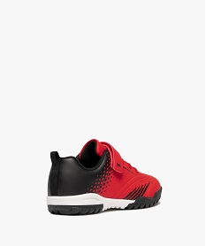 baskets multisport avec fermeture a scratch garcon - 5 miles[missing] rouge standard basketsF050501_4