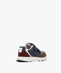 baskets style jogger a scratchs garcon bleu basketsF050701_4