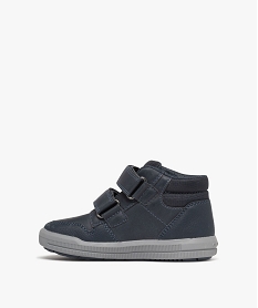 baskets garcon mid-cut unies a double scratch - geox bleu basketsF053901_3