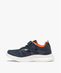 baskets a scratch style running a semelle epaisse garcon - 5 miles bleu basketsF057401_3