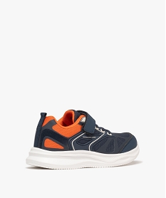baskets a scratch style running a semelle epaisse garcon - 5 miles bleu basketsF057401_4