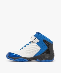 baskets garcon mid-cut bicolores a scratch - starter blanc  bleu basketsF057901_3