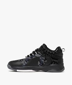 baskets homme mid-cut en mesh effet militaire et a lacets - starter noir standard basketsF058001_3