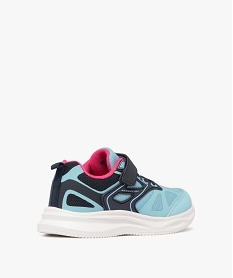 baskets fille legeres style running a scratch bleu standard basketsF059301_4