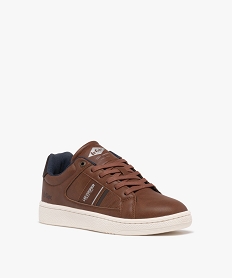 baskets basses a lacets multimatieres homme - lee cooper orangeF065201_2