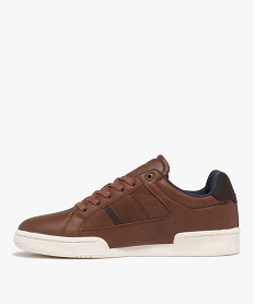 baskets basses a lacets multimatieres homme - lee cooper orangeF065201_3