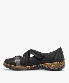 ballerines confort a brides croisees fermeture scratch femme noir standard ballerinesF071701_3