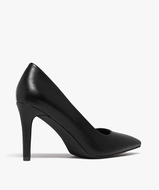 escarpins femme a talon aiguille et bout pointu noir standardF073501_4