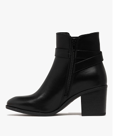 boots femme a talon carre et bout amande avec zip interieur noir standardF082101_3