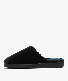 chaussons mules en velours homme - isotoner noir standardF087001_3