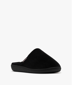chaussons en velours forme mule femme - isotoner noir standardF087501_2