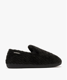 chaussons charentaises en velours femme - isotoner noir standardF088501_4