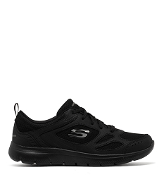GEMO Baskets légères en mesh Summits femme - Skechers noir vif