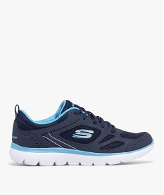 GEMO Baskets légères en mesh Summits femme - Skechers Bleu