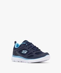 baskets legeres en mesh summits femme - skechers bleuF099701_2