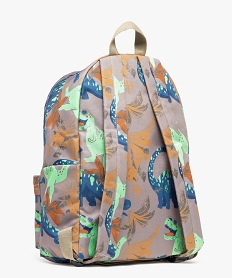 sac a dos en toile a motifs dinosaures garcon beige autres accessoiresF102701_2