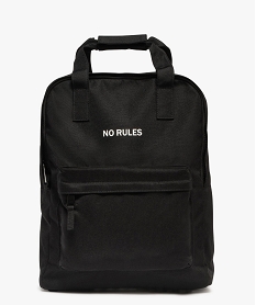 GEMO Sac à dos en toile fille noir standard
