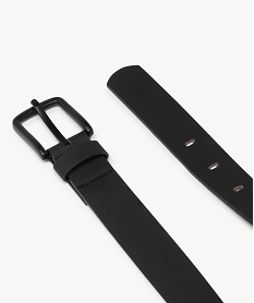 ceinture mate et lisse garcon noir standardF103301_2