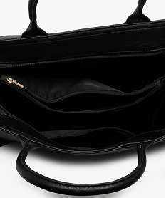 sac cabas a bandouliere amovible femme noir standard grands sacs femmeF105201_3