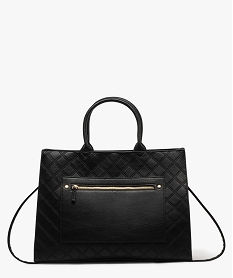 sac cabas a bandouliere amovible femme noir standard grands sacs femmeF105201_4