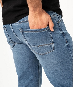 jean regular en denim stretch homme bleu jeansF109301_2
