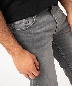 jean regular en denim stretch homme gris jeansF109401_2