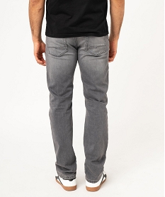 jean regular en denim stretch homme gris jeansF109401_3