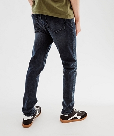 jean skinny extensible en denim delave et patine homme bleu jeans delavesF109801_3