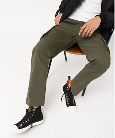 GEMO Pantalon cargo coupe Regular homme kaki standard