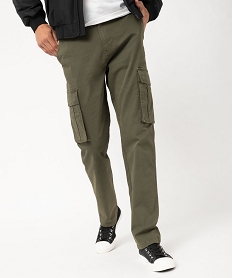 pantalon cargo coupe regular homme kaki standardF111801_2