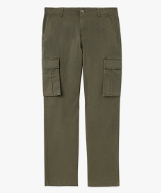 pantalon cargo coupe regular homme kaki standardF111801_4