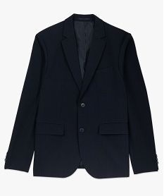veste de costume a carreaux homme bleu vesteF113901_4