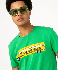 tee-shirt manches courtes imprime homme - south park vert tee-shirtsF124501_2