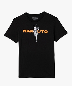 tee-shirt manches courtes en coton imprime homme - naruto noir tee-shirtsF124801_4