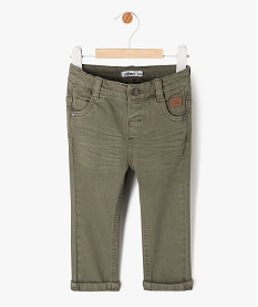 GEMO Pantalon slim en toile extensible bébé garçon Vert