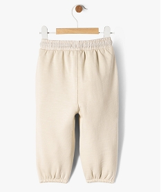 pantalon parachute et jersey avec ceinture elastique bebe garcon beige pantalonsF156601_3
