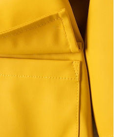 impermeable a capuche et doublure polaire bebe jaune standard vestesF157801_2