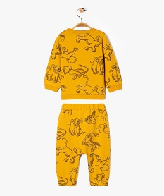ensemble 2 pieces bebe garcon sweat et pantalon en maille - disney orange sweatsF158601_4