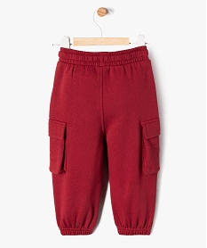 pantalon en maille coupe cargo bebe garcon rouge pantalons et jeansF159801_3