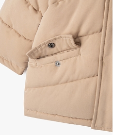 blouson a capuche avec gilet amovible bebe garcon beige manteauxF161701_3