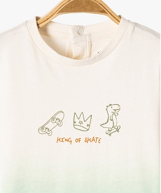 tee-shirt manches courtes tie-and-dye bebe garcon vert tee-shirts manches courtesF163901_2