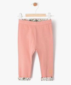 legging reversible bebe fille - lulucastagnette rose leggingsF167101_1