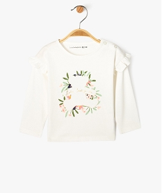 ensemble 2 pieces bebe fille tee-shirt et jupe a bretelles - lulucastagnette vertF171601_4