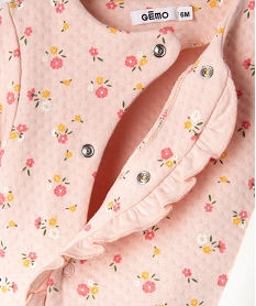 ensemble 3 pieces special nuit bebe fille roseF183301_4